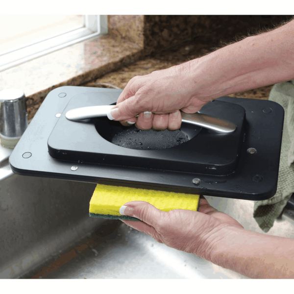 Trash Krusher Manual Trash Compactor, 40 L, Stainless Steel - Image 2