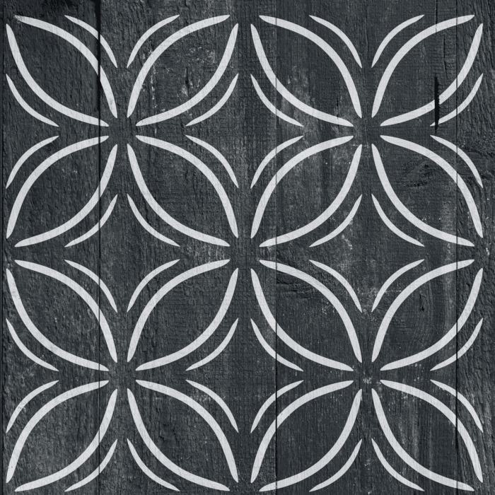 2 Pcs 12" X 12" Tile Stencil Painting Stencil for Walls and Floors - Reusable - Stencils for Painting - Stencil for Home Decor (Design-6)