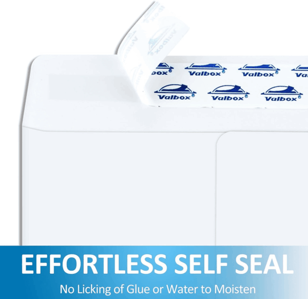 6X9 Self Seal Security Catalog Envelopes 250 Count Small White Envelopes for Mailing, Storage and Organizing - Image 3