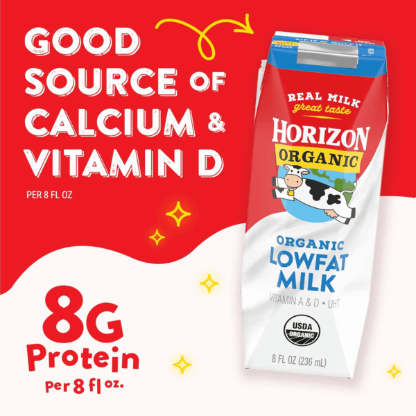 Shelf-Stable 1% Lowfat Milk Boxes, Plain, 8 Fl Oz, 18 Pack - Image 3