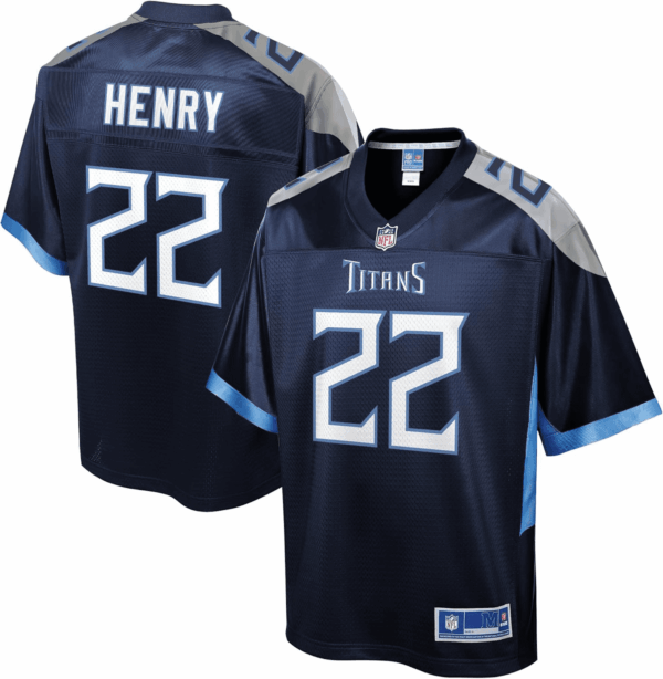 Men'S Derrick Henry Navy Tennessee Titans Replica Jersey