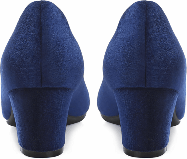 2 Inch Low Block Heel Pumps for Women round Closed Toe Chunky Heels Comfortable Dress Shoes Office Work Formal - Image 5