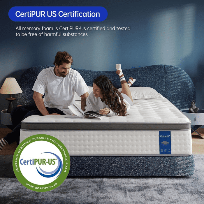Quueen Size Mattress,14 Inch Queen Mattress in a Box,Superior Hybrid Mattress with Gel Memory Foam or Lumbar Support ,100 Night Trial,Maximum Support,Pressure Relief,Zoned Support Spring, Medium Firm - Image 2
