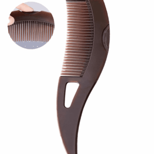 Dandruff Comb Fine Tooth Brown Scalp Detox Comb Lice for Women, Men & Kids Scalp Massage, Detoxing & Sweep Tool for Hair Care