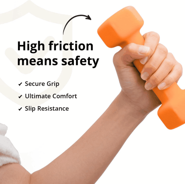 Weights Dumbbells 10 Colors Options Compatible with Set of 2 Neoprene Dumbbells Set,1-15 LB, Anti-Slip, Anti-Roll, Hex Shape - Image 3