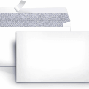 6 3/4 Security Tinted Envelopes with Peel and Seal, 100-Pack, White