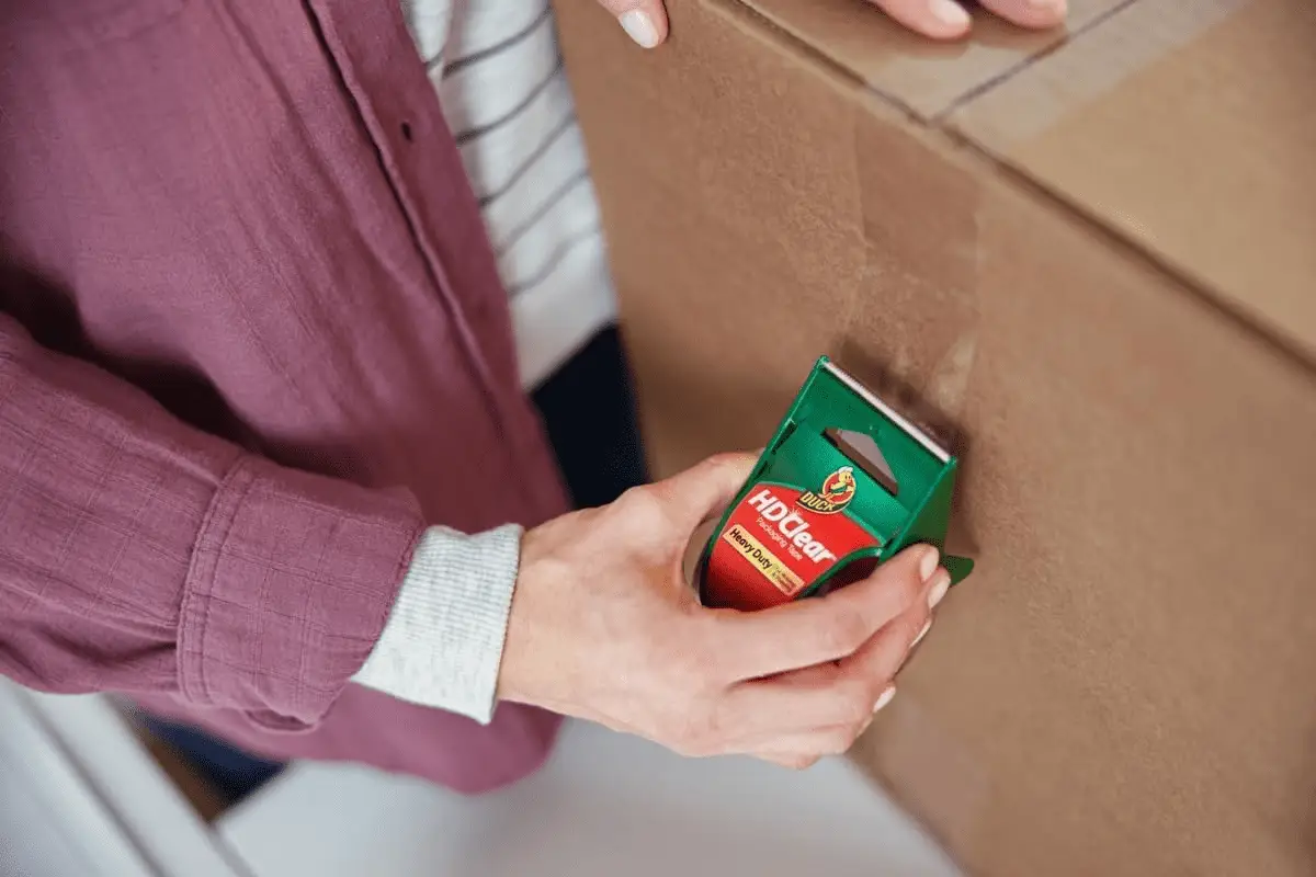 HD Clear Packing Tape Dispensers - 6 Rolls of Heavy Duty Shipping and Moving Packing Tape - Clear Strong Packaging Tape for Boxes, Packing and Moving Supplies - 1.88 In. X 22.2 Yards (287732) - Image 4