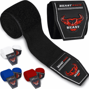 Boxing Hand Wraps 4.5 Meter Martial Arts Bandages Inner Gloves Wrist Support Straps Punching under Hand Knuckles Heavy Elasticated Training Bag Mitts Muay Thai