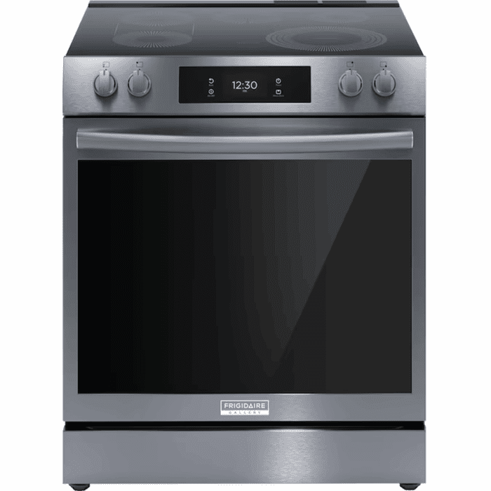 Gallery 30-In Glass Top 5 Burners 6.2-Cu Ft Air Fry Convection Oven Slide-In Electric Range Fingerprint Resistant Stainless Steel ) - Image 19