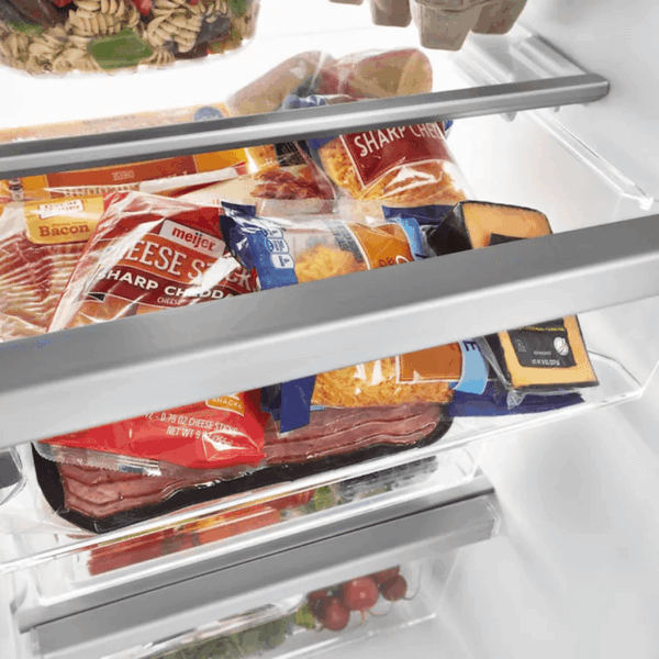 in Door Can Caddy 21.4-Cu Ft Side-By-Side Refrigerator with Ice Maker ,Water and Ice Dispenser ( Fingerprint Resistant Stainless Steel ) - Image 11