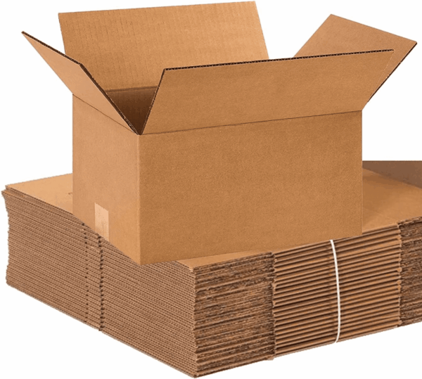 Shipping Boxes Small 12"L X 9"W X 6"H, 100-Pack | Corrugated Cardboard Box for Packing, Moving and Storage
