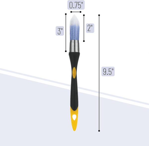 Bates Trim Brush, 0.75 Inch Edge Painting Tool, Trimmer Edger - Image 2