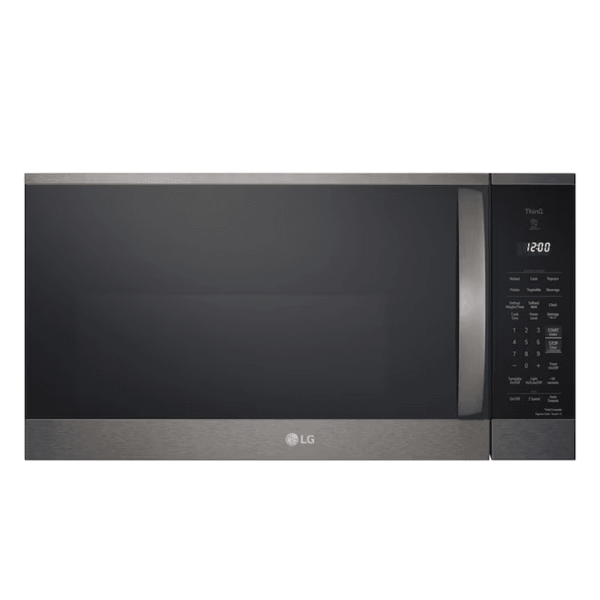 1.8-Cu Ft 29.88-In Over-The-Range Microwave with Sensor Cooking ( Printproof Black Stainless Steel )