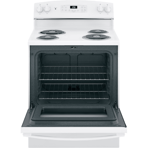 30-In 4 Burners 5.0-Cu Ft Freestanding Electric Ran ( White ) - Image 4