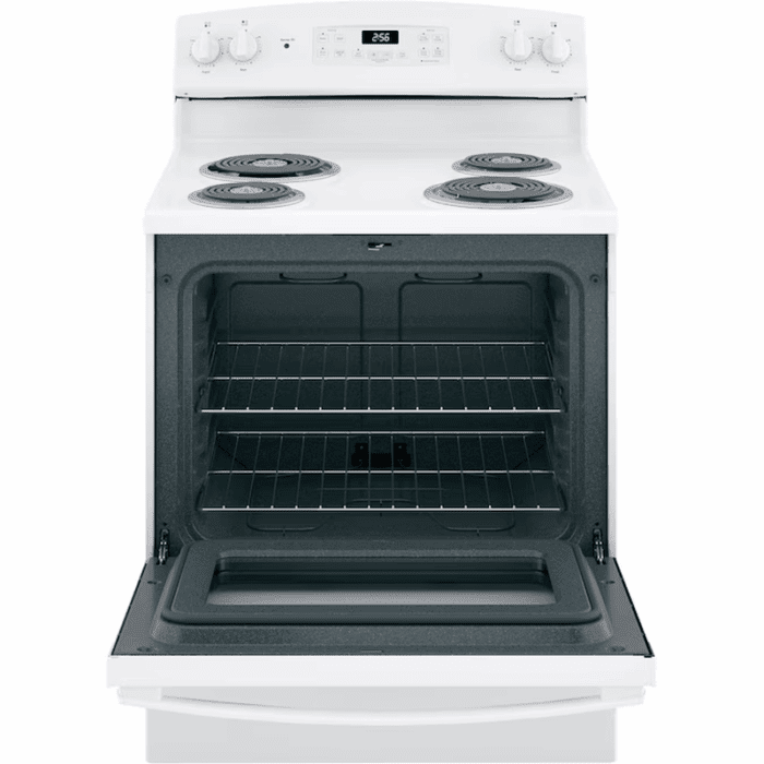 30-In 4 Burners 5.0-Cu Ft Freestanding Electric Ran ( White ) - Image 4