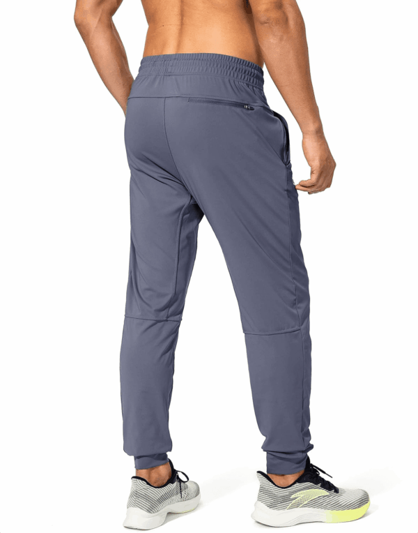 Men'S Sweatpants with Zipper Pockets Athletic Pants Traning Track Pants Joggers for Men Soccer, Running, Workout - Image 3