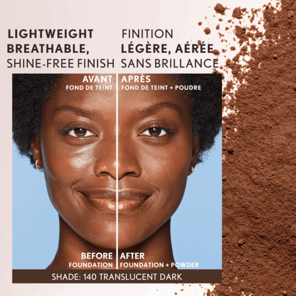 Clean Invisible Loose Powder Translucent Dark - Image 4