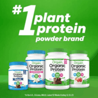 Organic Vegan Protein Powder, Creamy Chocolate Fudge - 21G Plant Protein, 6G Prebiotic Fiber, Low Net Carb, No Lactose Ingredients, No Added Sugar, Non-Gmo, for Shakes & Smoothies, 2.03 Lb - Image 7