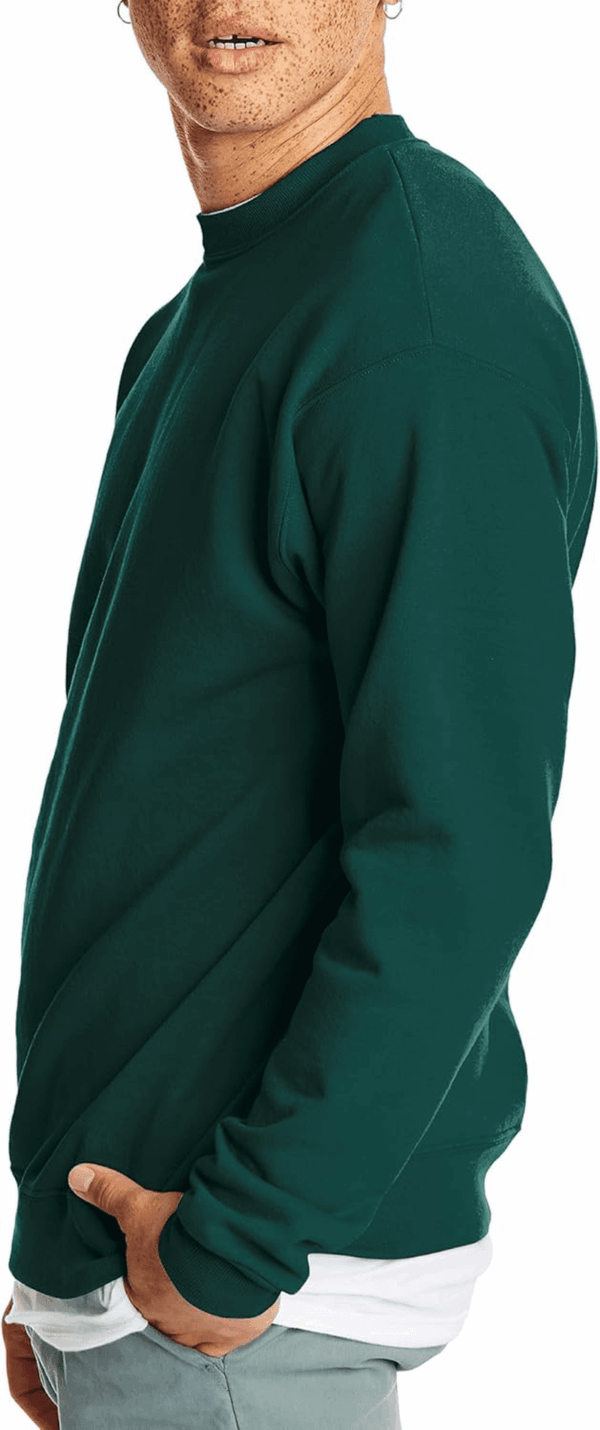 Men'S Ecosmart Fleece, Pullover Crewneck Sweatshirt, 1 or 2 Pack - Image 4