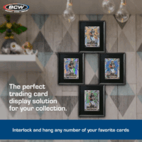 Interlocking Card Frames - Black | Interlocking Frames Ideal for Collectibles, Trading Cards, and Memorabilia | Wall Display Frame (Standard Cards - 6 Pack) - Image 2
