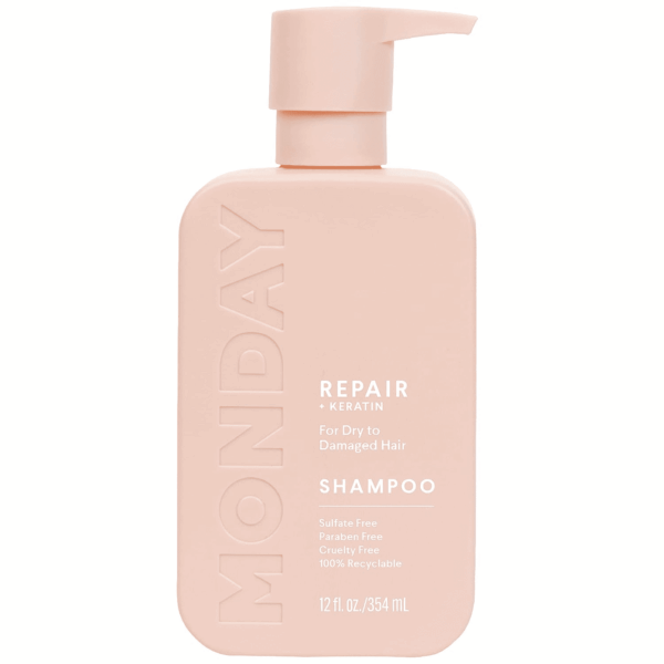 Repair Shampoo and Conditioner Set 12Oz for Dry to Damaged Hair, Made with Keratin, Coconut Oil, Shea Butter and Vitamin E - Image 2