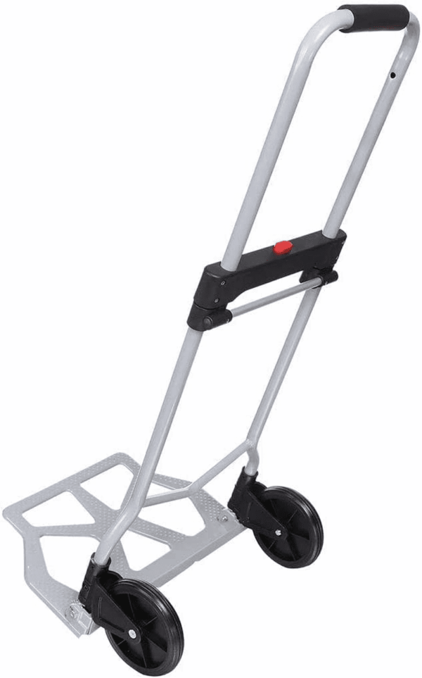 Aluminum Folding Hand Truck and Dolly, 220Lbs Capacity, Cart Ideal for Moving Heavy Loads, Portable and Durable - Image 9