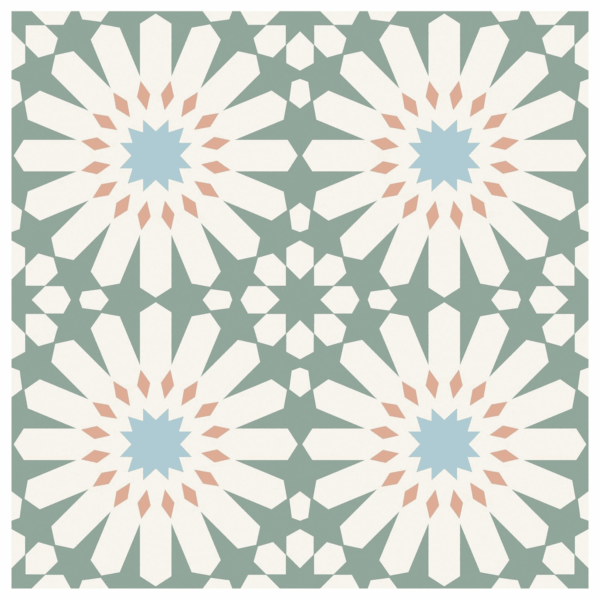 Peel and Stick Floor Tile - 20 PCS, 8" X 8" Vinyl Flooring - Waterproof Self-Adhesive Tile Sticker for Wall Backsplashes, Bathroom, Kitchen - Green and White Floral Look - Image 7