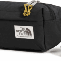 Berkeley Lumbar Waist Pack with Zipper Closure and Adjustable Strap - PFAS Free, TNF Black/Mineral Gold-Npf, One Size
