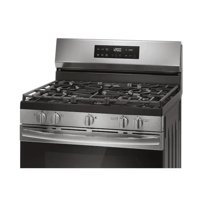 30-In 5 Burners 5.1-Cu Ft Freestanding Natural Gas Range ( Fingerprint Resistant Stainless Steel ) - Image 7