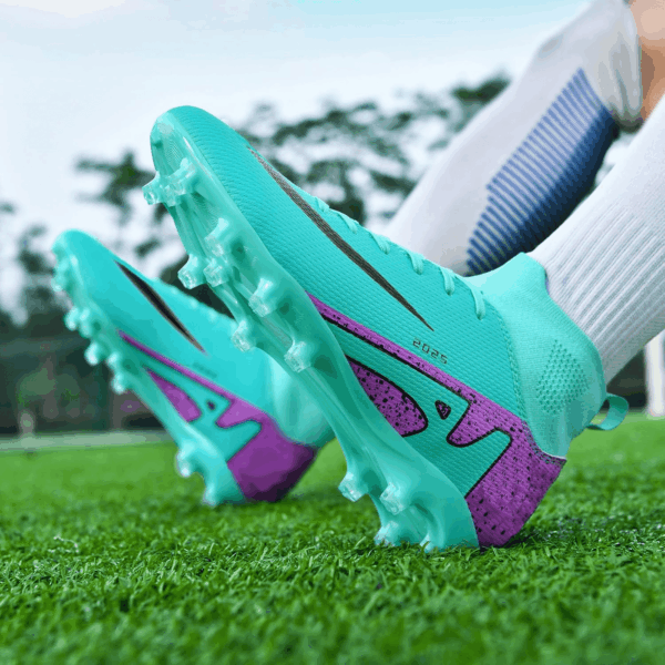 Soccer Cleats for Mens Womens Indoor Soccer Shoes Unisex Baseball Turf Shoes Youth Rugby Shoes Adult AG FG TF Football Boots Wide Training Sneaker - Image 6