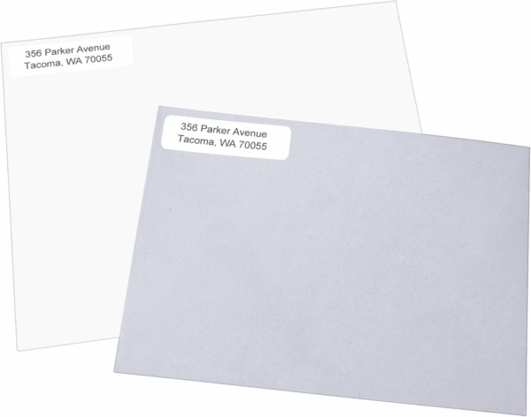 Self-Adhesive Removable Labels, 0.5 X 1.75 Inches, 840 per Pack, White Label Stickers (05422) - Image 4