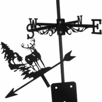 Weather Vane Decorative Roof Weather Vane for Outdoor Decor for Barns Gardens Patios and Rooftops Unique Wind Direction Indicator for Home