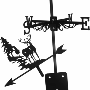 Weather Vane Decorative Roof Weather Vane for Outdoor Decor for Barns Gardens Patios and Rooftops Unique Wind Direction Indicator for Home