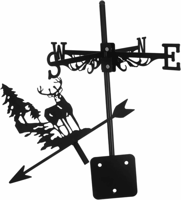 Weather Vane Decorative Roof Weather Vane for Outdoor Decor for Barns Gardens Patios and Rooftops Unique Wind Direction Indicator for Home