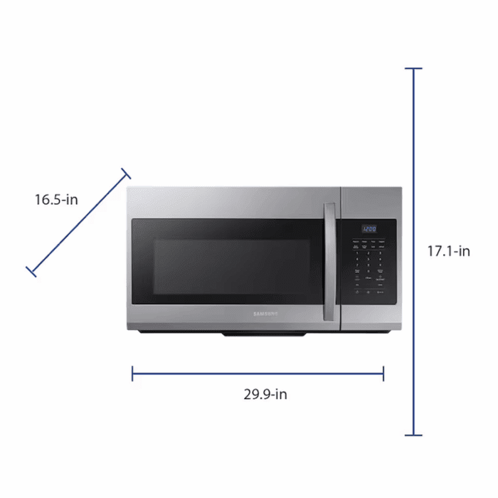 1.7-Cu Ft 29.9-In Over-The-Range Microwave ( Fingerprint Resistant Stainless Steel ) - Image 2