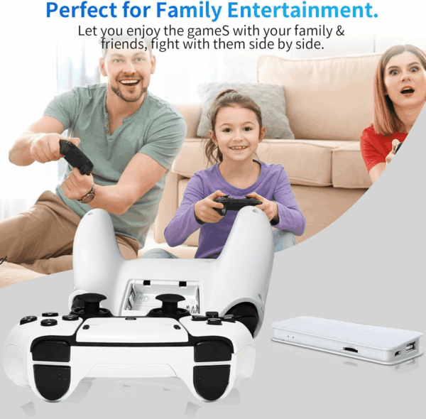 Wireless Retro Handheld Game Console, Built-In 20,000+ Plug-And-Play Retro Video Games, with 23 Classic Simulators, 4K HD HDMI Output and Dual 2.4G Wireless Controller for Easter Gift - Image 3