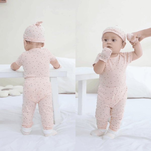 Baby Bodysuit and Pant Set 10-Pcs Cotton Soft Newborn Boy Girl Clothes Outfits - Image 5
