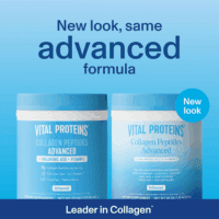Collagen Peptides Powder Advanced with Hyaluronic Acid & Vitamin C - 20 Oz Collagen, Unflavored, 28 Servings - Image 2