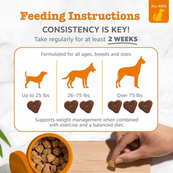Vet Strength Weight Management Bites, Chicken, Dog, 10Ct (Sample - Pouch) - Image 4