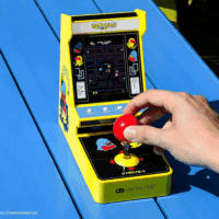 Pac-Man Joystick Player:Officially Licensed Retro Gaming Console, 2 Game Modes Classic Arcade Machine, Portable Game for Kids and Adults - Image 6