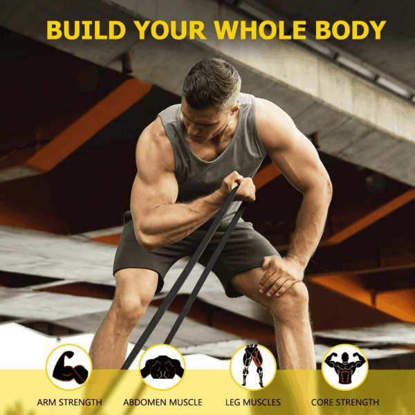 Pull up Bands, Resistance Bands, Pull up Assistance Band Resistance Exercise Bands for Men & Women Working Out, Body Stretching, Physical Therapy, Muscle Training - Image 5