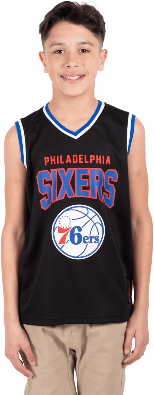 Youth NBA Official Sleeveless Mesh Tank Top Muscle T-Shirt