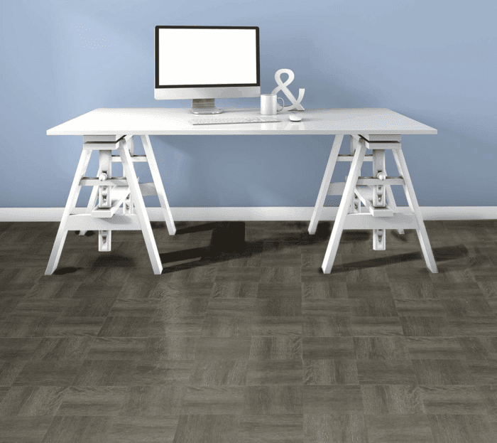 Tivoli Self Adhesive Vinyl Floor Tiles, 45 Tiles - 12" X 12", Charcoal Grey Wood - Peel & Stick, DIY Flooring for Kitchen, Dining Room, Bedrooms, Basements & Bathrooms by Achim Home Decor - Image 10