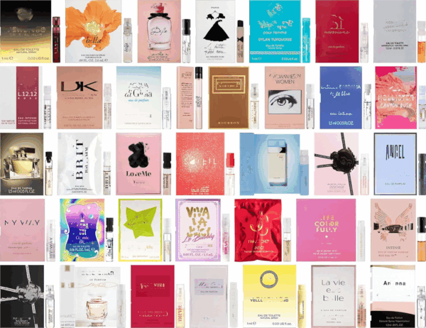 Perfume High End Designer Fragrance Sampler Set for Women - (Pack of 12 Sample Vials)
