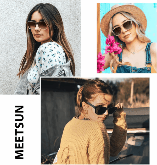 Polarized Sunglasses for Women Men Trendy Classic Retro Designer Style Fashion UV400 Protection - Image 2