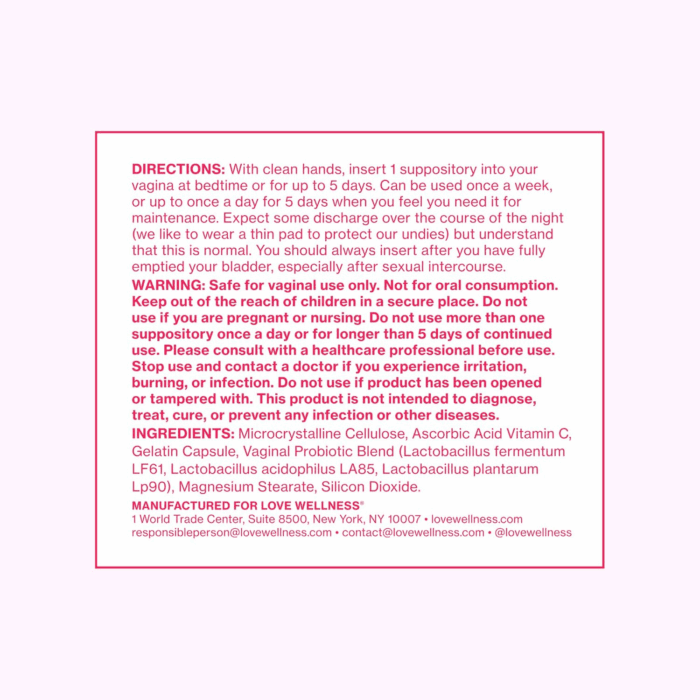 the Killer & Flora Power | Vaginal Suppository Duo with Probiotics, Vitamin C & Boric Acid for Vaginal Health | Vaginal Suppositories for Healthy Ph Balance & Vaginal Odor Control - Image 7