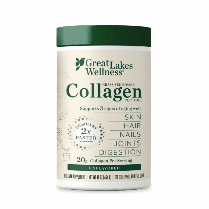 Collagen Peptides Powder for Skin, Hair, Nails, Joints & Digestion - Unflavored - Quick Dissolve Hydrolyzed, Non-Gmo, Keto, Kosher - 16Oz