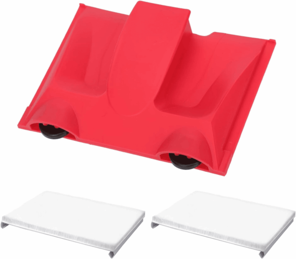 Paint Edger Trimmer with 2Pcs Replacement Pad Refills, Edge Painting Tool for Wall Paint Pad Applicator for Ceilings Corner Edges Painter Trim Painting Supplies