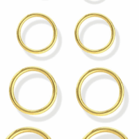 8 Pcs 16G 316L Surgical Steel Nose Rings Hoops Septum Rings Lip Rings Hypoallergenic Nose Clicker Ring Tragus Helix Cartilage Daith Rook Sleeper Earring Body Piercing Jewerly for Women Men