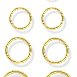 8 Pcs 16G 316L Surgical Steel Nose Rings Hoops Septum Rings Lip Rings Hypoallergenic Nose Clicker Ring Tragus Helix Cartilage Daith Rook Sleeper Earring Body Piercing Jewerly for Women Men